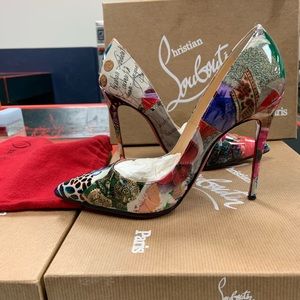 Multi Colored Christian Louboutin pumps